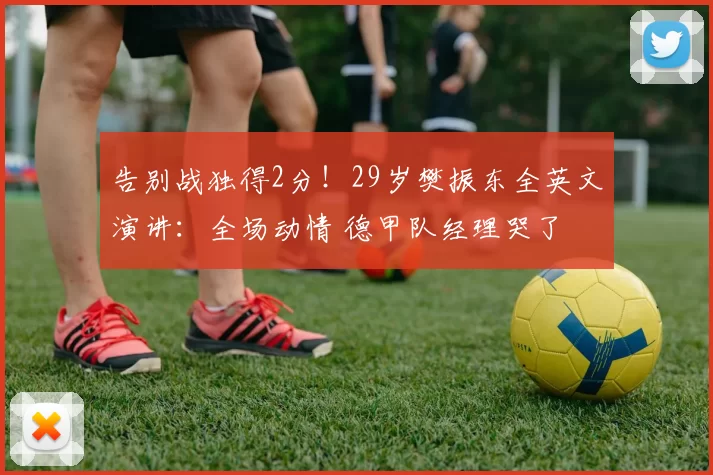 告别战独得2分！29岁樊振东全英文演讲：全场动情 德甲队经理哭了